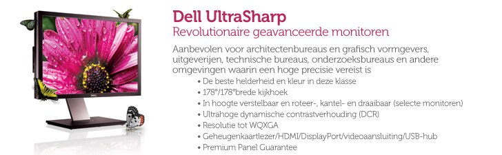 Dell UltraSharp-monitoren